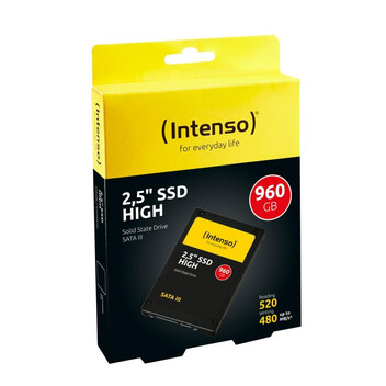Disco Duro Intenso 960GB SSD 2.5'' 520MB/s High 6Gbit/s + Escritura 480MB/s