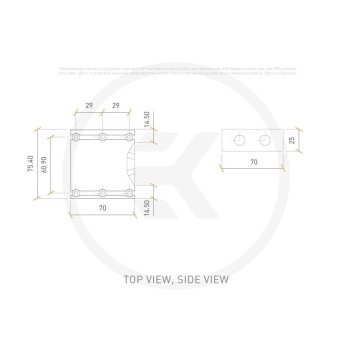 EKWB EK-Scalar Dual 3-slot Plexi EKWB EK-Scalar Dual 3-slot Plexi