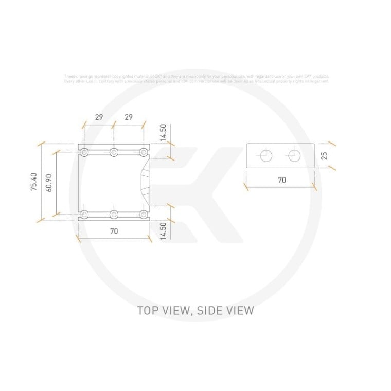 EKWB EK-Scalar Dual 3-slot Plexi