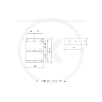 EKWB Scalar Triple 2 Slot Plexi Slot Interconexión Paralela EKWB Scalar Triple 2 Slot Plexi Slot Interconexión Paralela