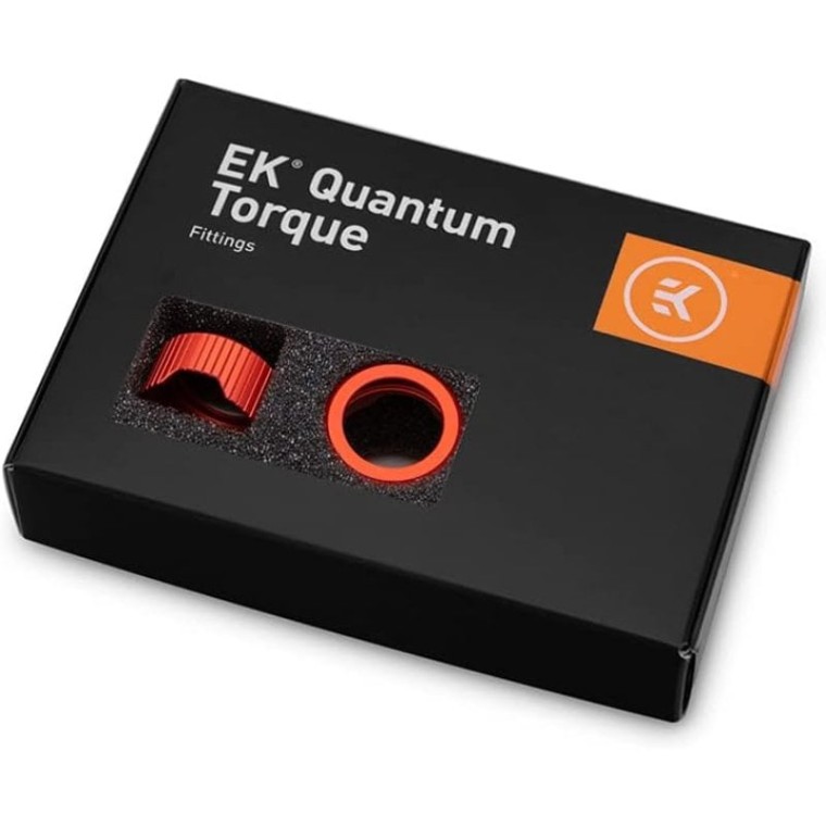 EKWB EK-Quantum Torque Compression Ring Pack de 6 HDC 16 Rojo