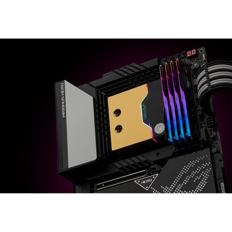 EKWB EK-Quantum Velocity2 D-RGB 1700 Nickel + Gold Bloque CPU para Intel LGA 1700