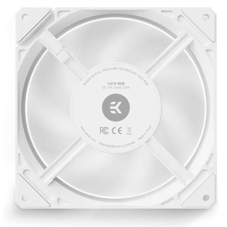 EKWB EK-Loop Fan FPT 140 DRGB 14cm Blanco