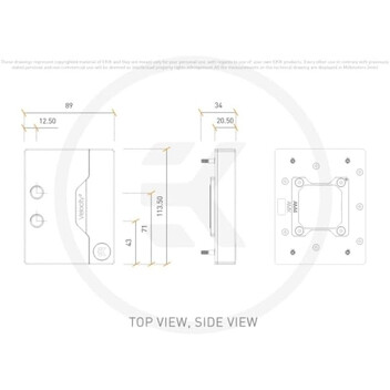 EKWB EK-Quantum Velocity² D-RGB AM5 White Edition Water Block