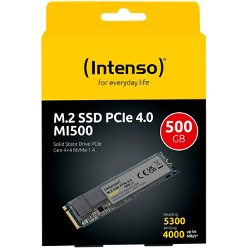 Disco Duro Intenso MI500 500GB SSD PCIe Gen4 NVME