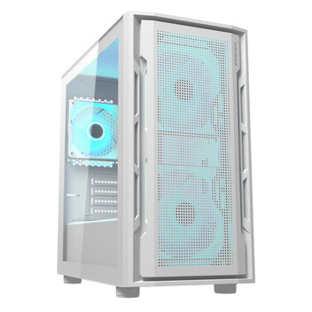 Torre PC Cougar Uniface Mini RGB Blanca 3 Ventiladores ARGB Vidrio Templado Gaming Torre PC Cougar Uniface Mini RGB Blanca 3 Ventiladores ARGB Vidrio Templado Gaming