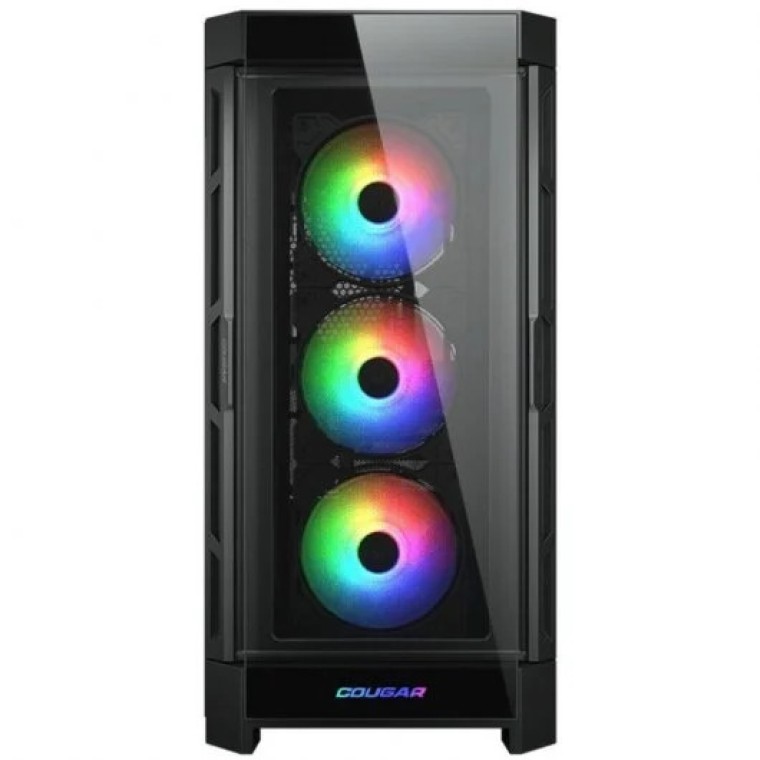 Cougar DuoFace Pro RGB Mid Tower Cristal Templado USB-C Negra