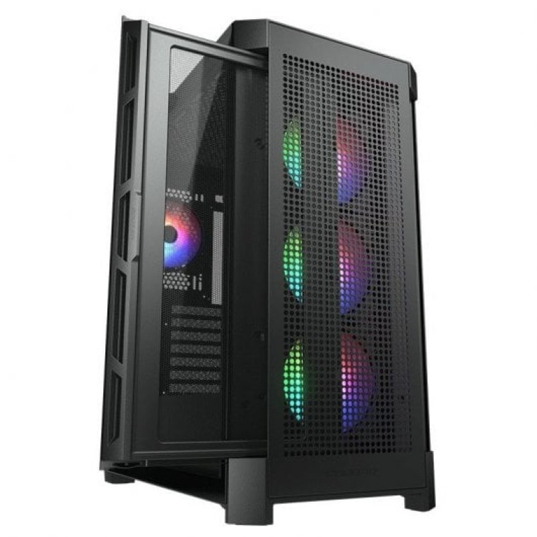 Cougar AirFace Pro RGB Mid Tower Cristal Templado USB-C Negra