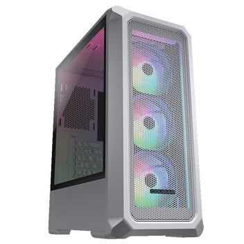 Torre PC Cougar Archon 2 Mesh RGB Cristal Tremplado USB 3.0 Blanco
