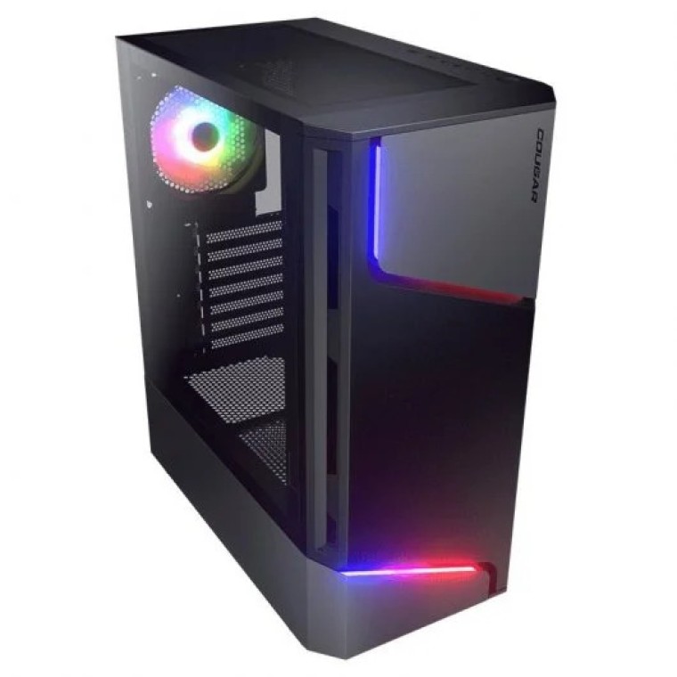 Cougar MX360 RGB Miditower ATX Cristal Templado USB 3.0 Negra