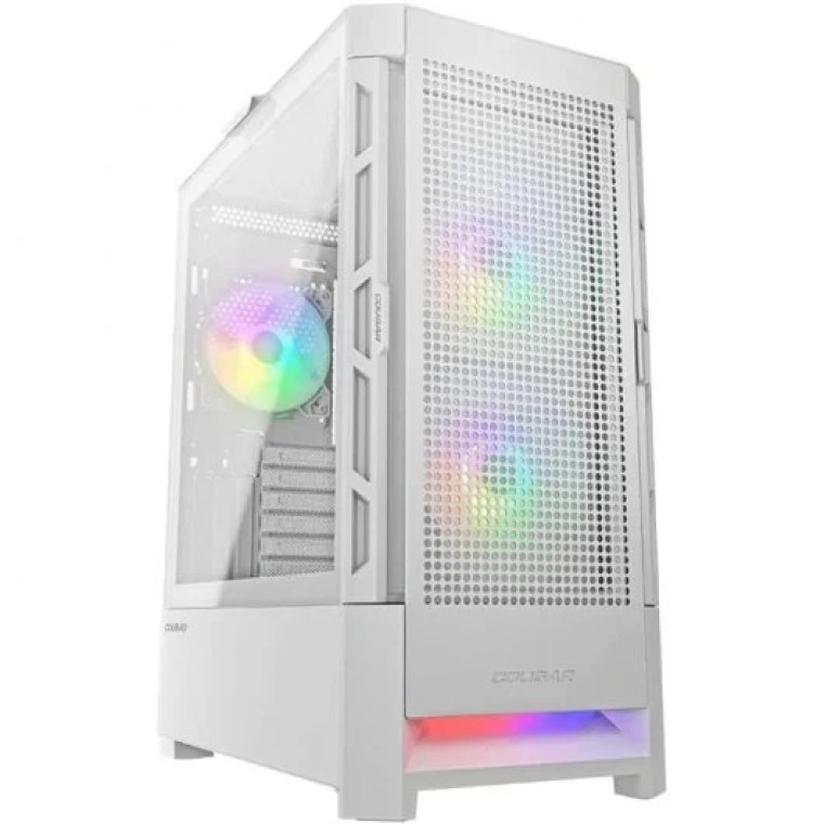 Cougar AirFace RGB Mid Tower Cristal Templado USB 3.0 Blanca