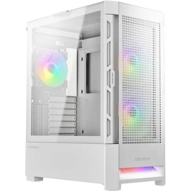 Cougar AirFace RGB Mid Tower Cristal Templado USB 3.0 Blanca