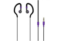Vivanco Sporty Auriculares Deportivos Violetas