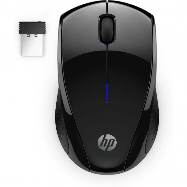 HP 220 Silent Ratón Inalámbrico Wireless 1300 DPI Negro