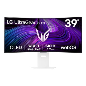 Monitor LG 39GX90SA-W 39" WQHD 240Hz OLED Curvo G-SYNC FreeSync Gaming Blanco Smart USB-C Monitor LG 39GX90SA-W 39" WQHD 240Hz OLED Curvo G-SYNC FreeSync Gaming Blanco Smart USB-C