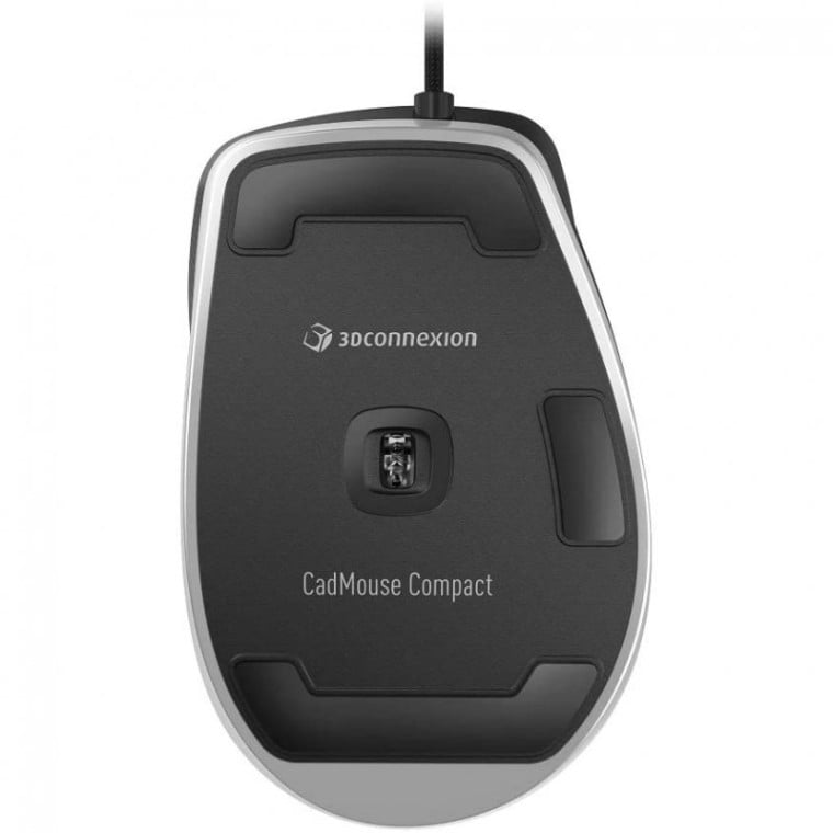 3Dconnexion CadMouse Compact Ratón para Diseño 7200 DPI Negro