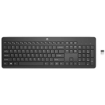 HP 230 Teclado Inalámbrico Puerto USB-A, Conexión Inalámbrica 2,4GHz, Windows, Negro HP 230 Teclado Inalámbrico Puerto USB-A, Conexión Inalámbrica 2,4GHz, Windows, Negro