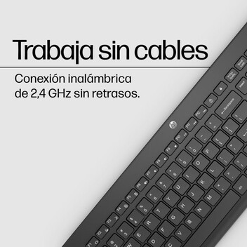 HP 230 Teclado Inalámbrico Puerto USB-A, Conexión Inalámbrica 2,4GHz, Windows, Negro HP 230 Teclado Inalámbrico Puerto USB-A, Conexión Inalámbrica 2,4GHz, Windows, Negro
