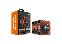 Cougar MHP120 Triple Pack Ventilador Suplementario 120mm Negro Cougar MHP120 Triple Pack Ventilador Suplementario 120mm Negro