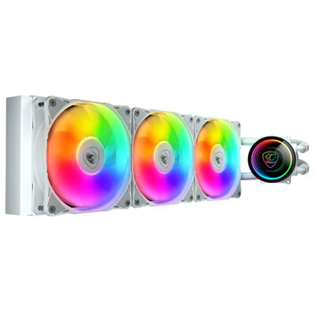 Refrigeración Líquida Cougar CGR-PSDELRGB-W-360 360mm 3 Ventiladores RGB Blanco Refrigeración Líquida Cougar CGR-PSDELRGB-W-360 360mm 3 Ventiladores RGB Blanco