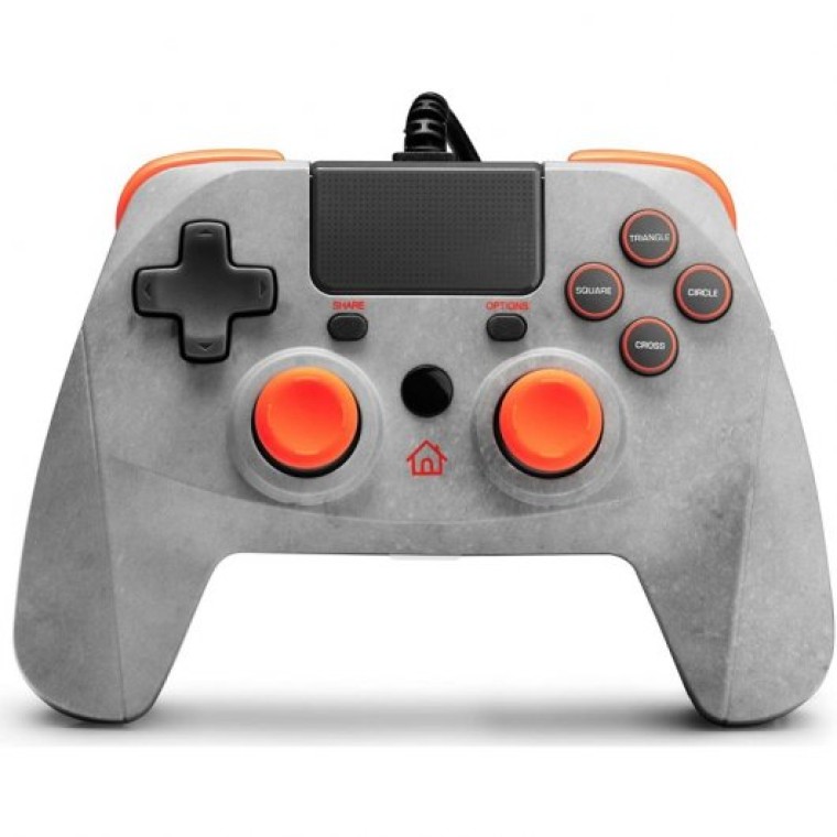 Snakebyte Rock Gamepad Naranja/Gris para PS4