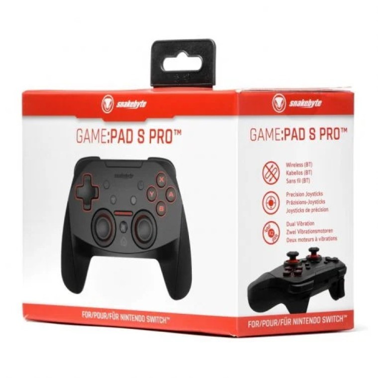 Snakebyte Gamepad S Pro Mando de Juego para Nintendo Switch/Lite