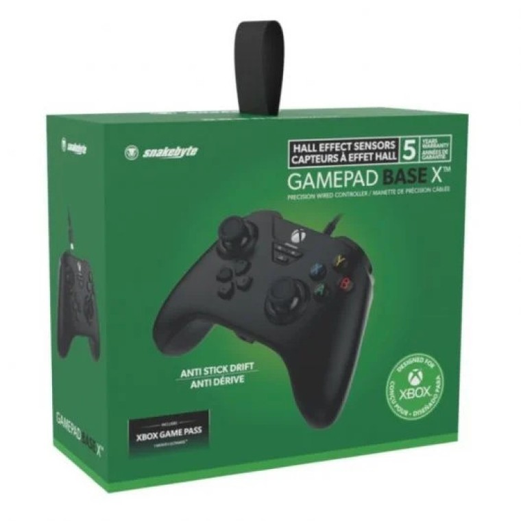 Snakebyte Gamepad Base X Mando Negro para PC/Xbox Series X/S