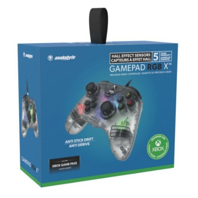 Snakebyte X RGB GamePad para Xbox/PC Transparente