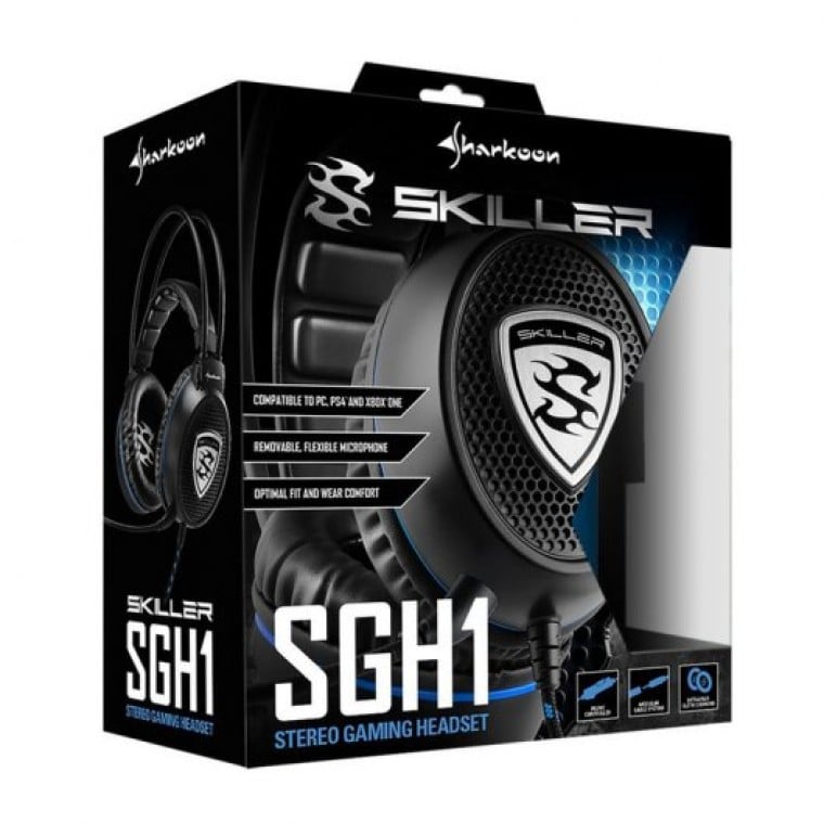 Sharkoon Skiller SGH1 Auriculares Gaming Negro