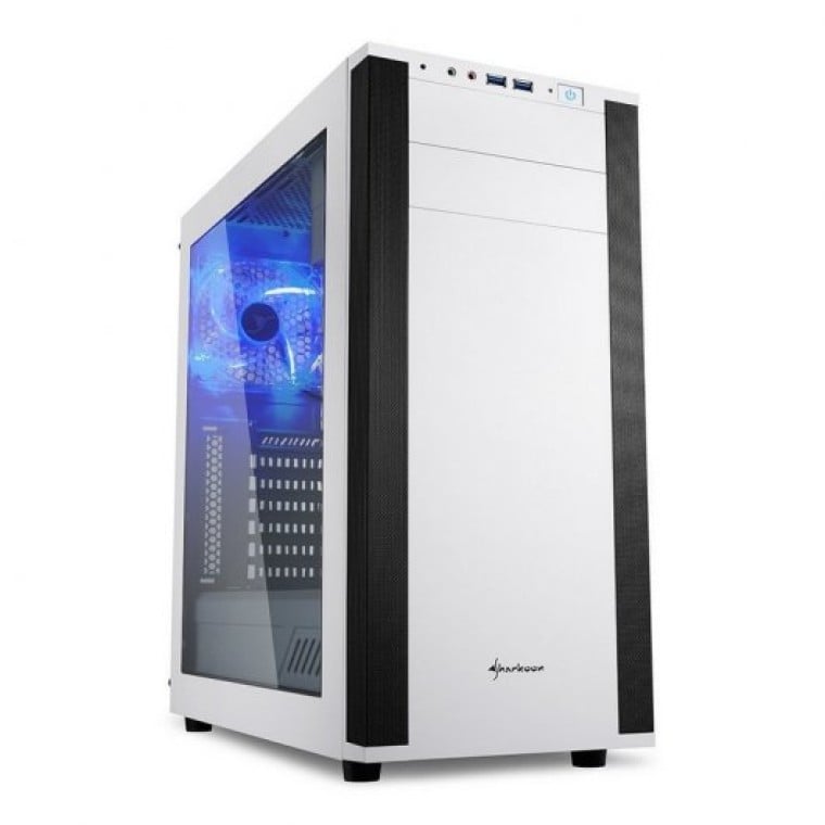 Sharkoon M25-W USB 3.0 con Ventana Blanca