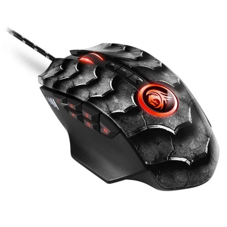 Sharkoon Drakonia II Ratón Gaming 15000DPI Negro