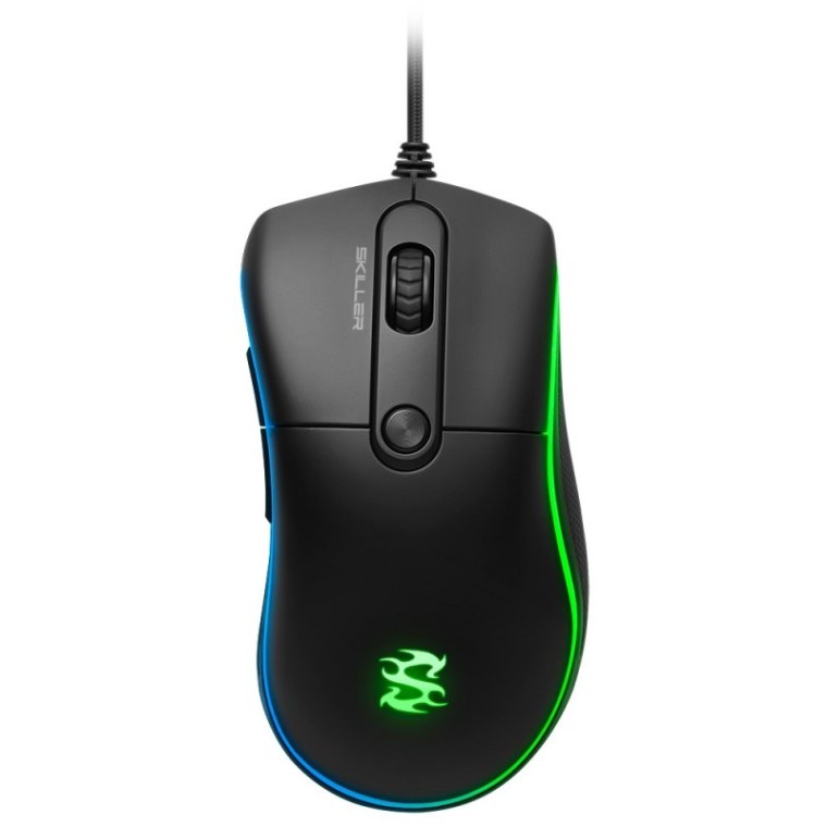 Sharkoon Skiller SGM2 Ratón Gaming RGB 6400DPI Negro