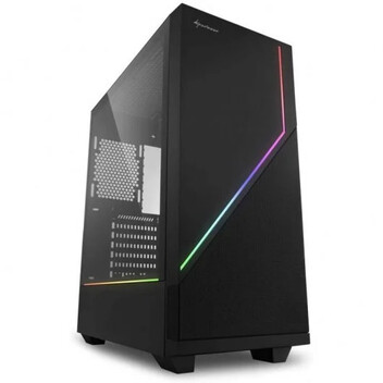 Sharkoon RGB Flow Cristal Templado USB 3.1 Negra Sharkoon RGB Flow Cristal Templado USB 3.1 Negra