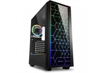 Sharkoon RGB LIT 100 Cristal Templado USB 3.0 Negra