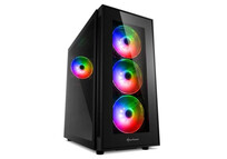 Sharkoon TG5 Pro RGB Cristal Templado USB 3.1 Negra