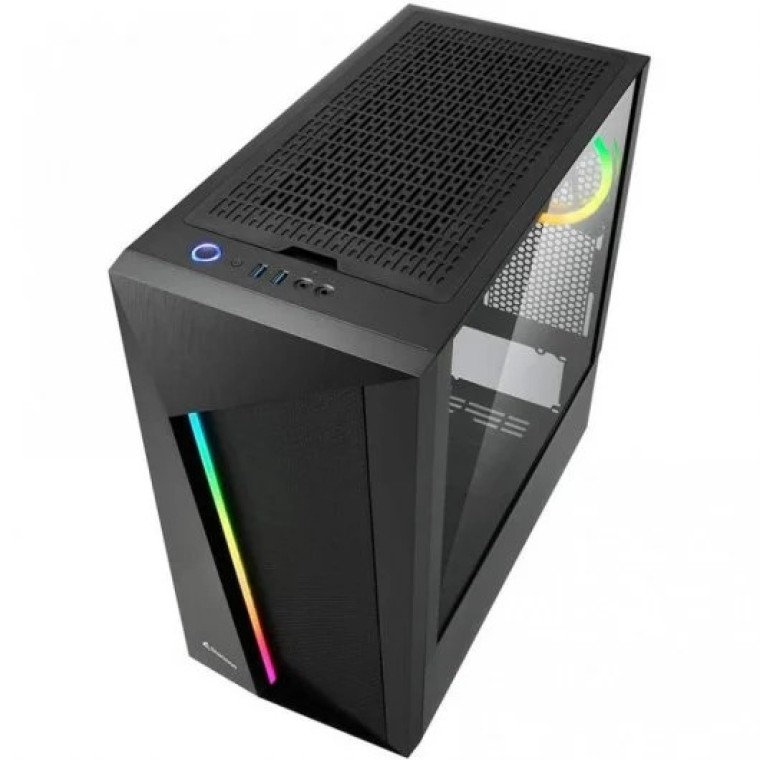 Sharkoon REV100 Cristal Templado USB 3.1 Negro