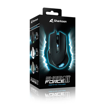Sharkoon Shark Force II Ratón Gaming 4200DPI Blanco