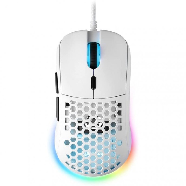 Sharkoon Light2 180 Ratón Gaming 12000 DPI Blanco