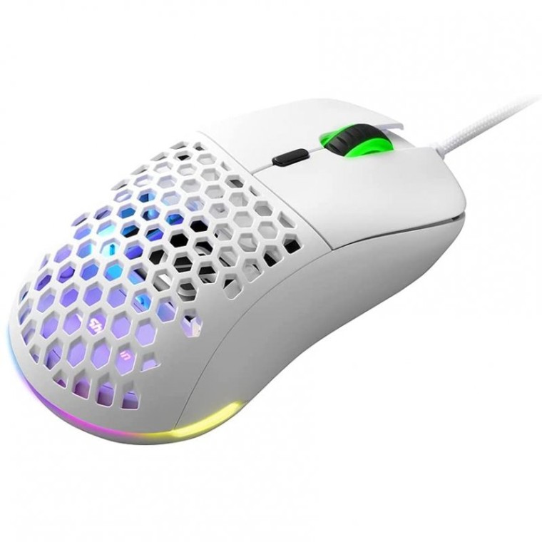 Sharkoon Light2 180 Ratón Gaming 12000 DPI Blanco