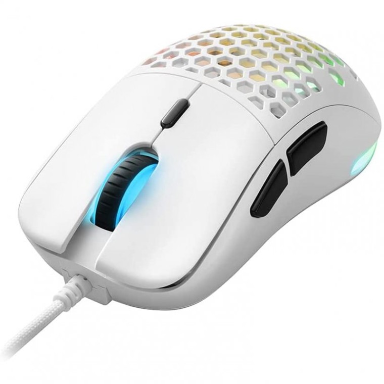 Sharkoon Light2 180 Ratón Gaming 12000 DPI Blanco