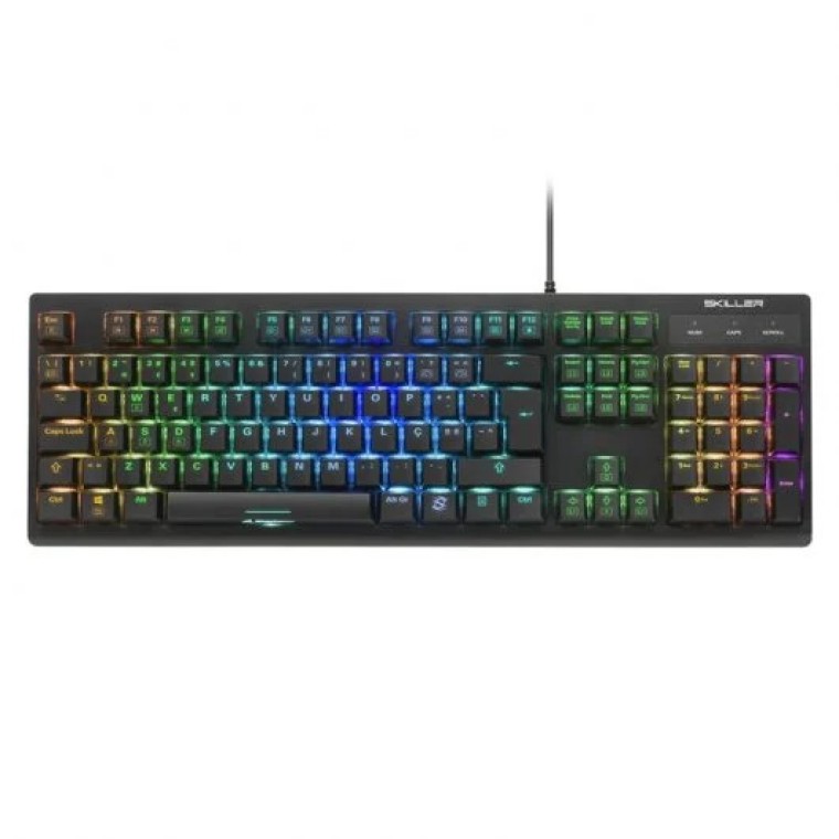 Sharkoon SKILLER SGK30 Teclado Mecánico Gaming RGB Switch Blue Layout Portugués