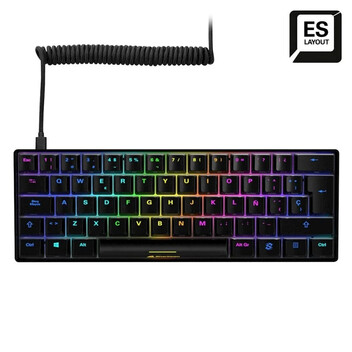 Sharkoon Skiller SGK50 S4 Teclado Mecánico Gaming RGB Kaihl Red Negro Sharkoon Skiller SGK50 S4 Teclado Mecánico Gaming RGB Kaihl Red Negro