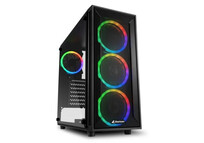 Sharkoon TG4M RGB Cristal Templado USB 3.0 Negra