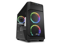 Sharkoon V1000 RGB Cristal Templado USB 3.0 Negra