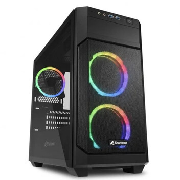 Sharkoon V1000 RGB Cristal Templado USB 3.0 Negra Sharkoon V1000 RGB Cristal Templado USB 3.0 Negra