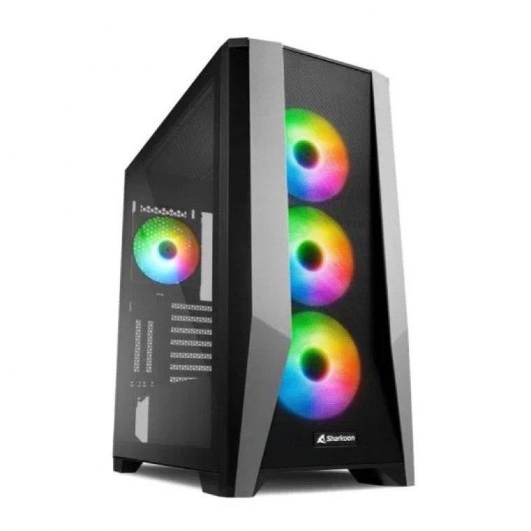 Sharkoon TG7M RGB Cristal Templado USB 3.2 Negra