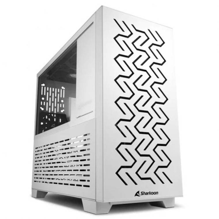 Sharkoon MS-Z1000 Micro Tower Cristal Templado USB 3.0 Blanca