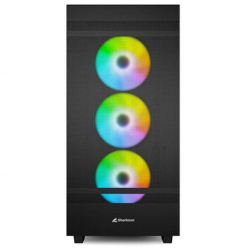 Sharkoon Rebel C50 RGB ATX Full Tower Cristal Templado USB-C Negra Sharkoon Rebel C50 RGB ATX Full Tower Cristal Templado USB-C Negra