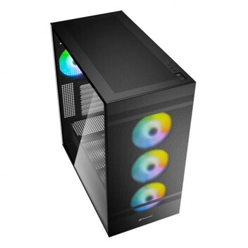 Sharkoon Rebel C50 RGB ATX Full Tower Cristal Templado USB-C Negra Sharkoon Rebel C50 RGB ATX Full Tower Cristal Templado USB-C Negra