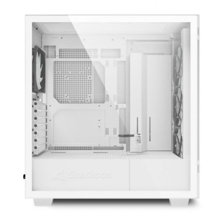 Sharkoon Rebel C50 RGB ATX Full Tower Cristal Templado USB-C Blanca